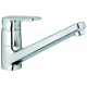 Grifo de cocina GROHE** 32941002 EUROPLUS FREG.CAÑO BAJO FIJO GIRATOR, Cromo, Sobre encimera